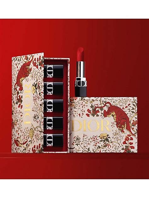 Rouge Dior Set, 2021 Lunar New Year: 5 Lipsticks 